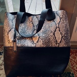 Urban Original Leather Snakeskin Tote